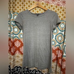 Gray t-shirt dress
